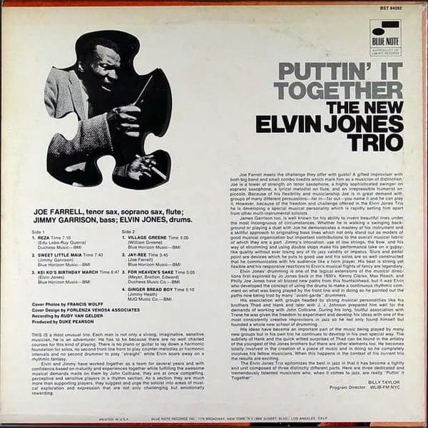 The New Elvin Jones Trio — Puttin' It Together