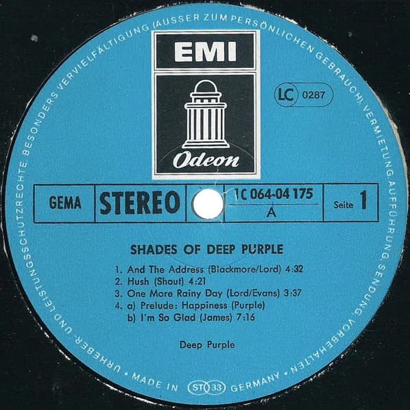 Deep Purple — Shades Of Deep Purple