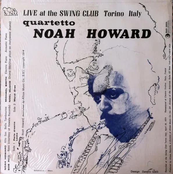 Noah Howard Quartet — Live At The Swing Club Torino Italy