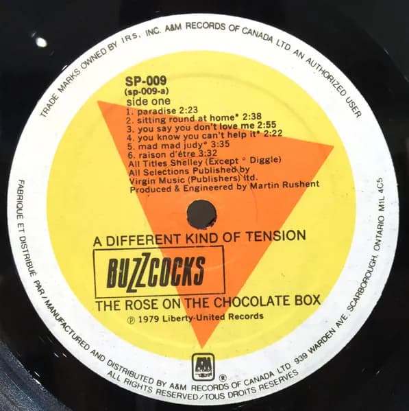 Buzzcocks — A Different Kind Of Tension