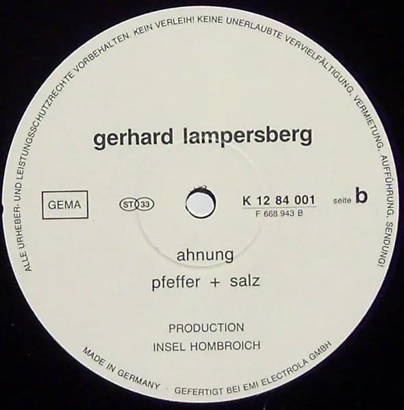 Gerhard Lampersberg — Gerhard Lampersberg