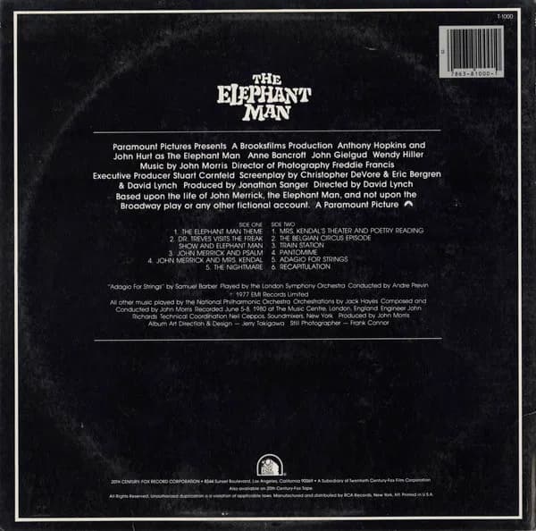 John Morris — The Elephant Man (Original Motion Picture Soundtrack)