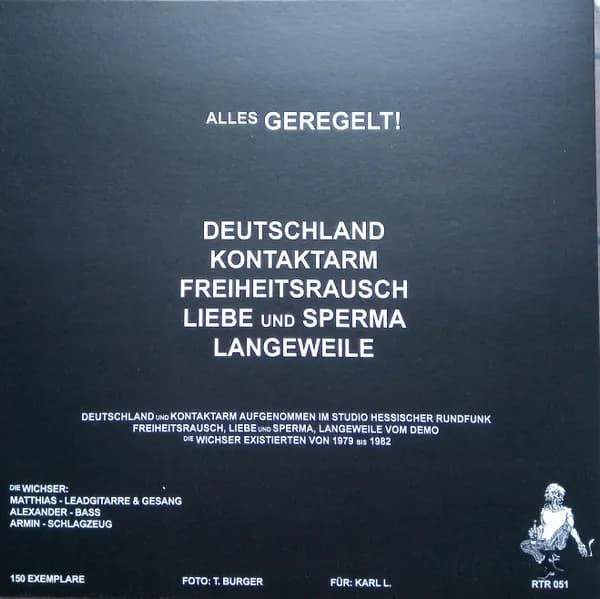 Die Wichser — Alles Geregelt!