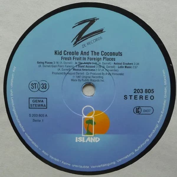 Kid Creole And The Coconuts — Fresh Fruit In Foreign Places