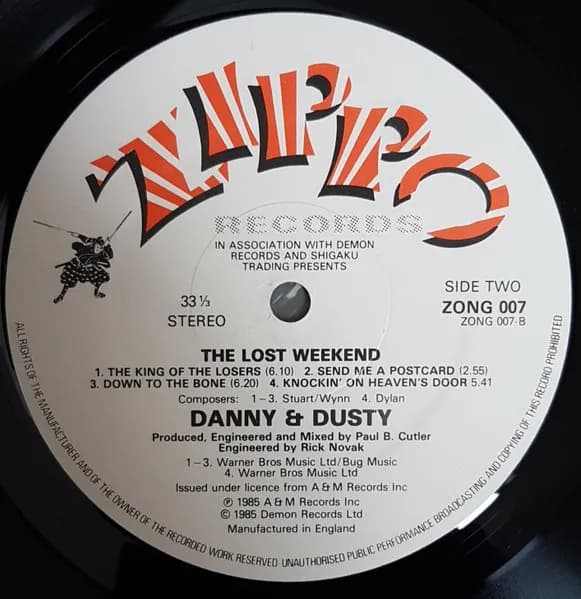 Danny & Dusty — The Lost Weekend