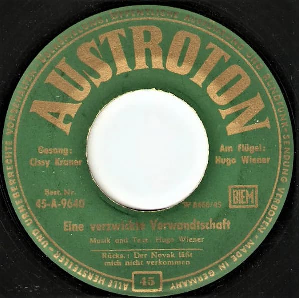 Cissy Kraner — Der Novak Läßt Mich Nicht Verkommen / Eine Verzwickte Verwandtschaft