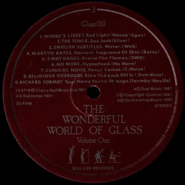 Various — The Wonderful World Of Glass Volume One