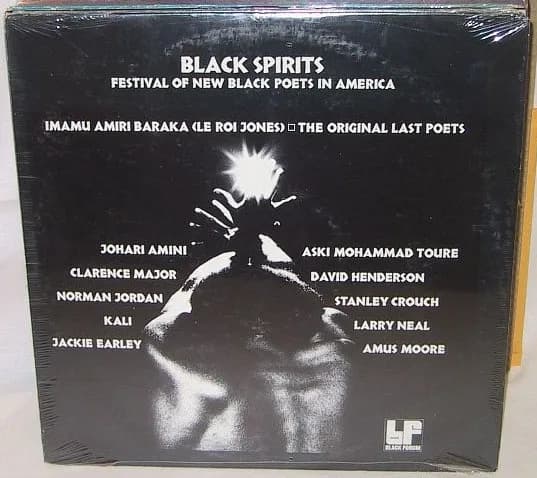 Black Spirits: Festival Of New Black Poets In America