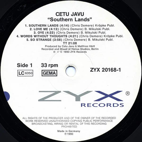 Cetu Javu — Southern Lands