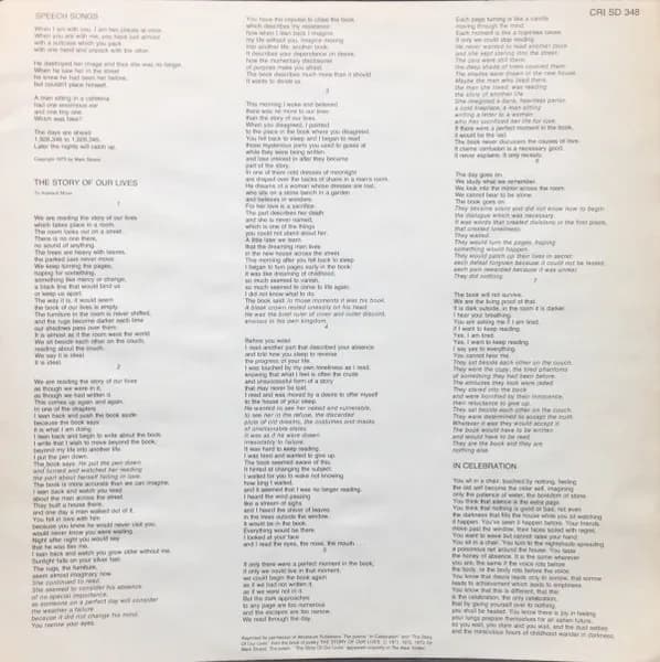 Charles Dodge — Synthesized Voices