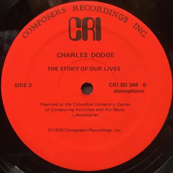 Charles Dodge — Synthesized Voices