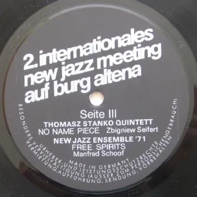 Various — 2. Internationales New Jazz Meeting Auf Burg Altena