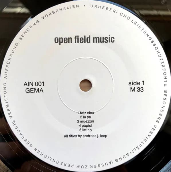 Open Field Musik — Open Field Musik