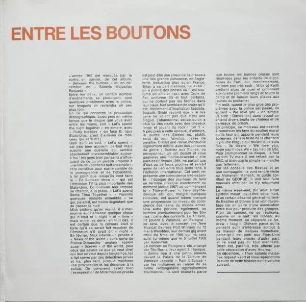 The Rolling Stones — «L'âge D'or» Des Rolling Stones - Vol 7 - Between The Buttons