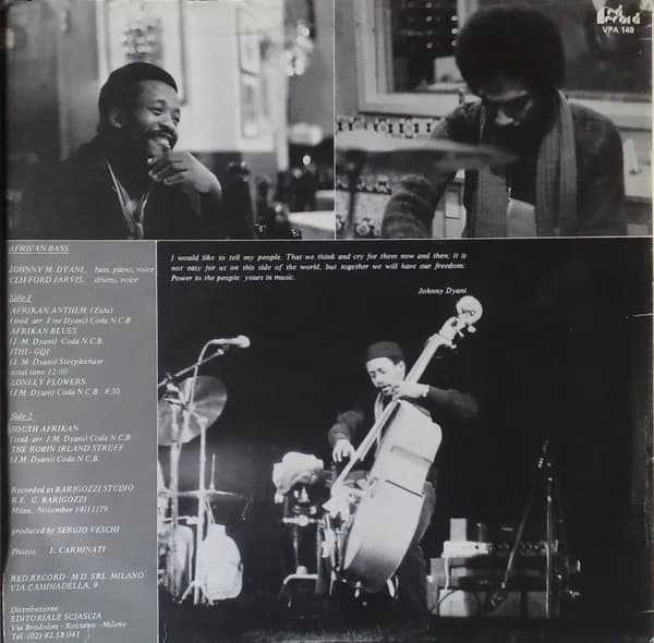 Johnny Dyani — African Bass