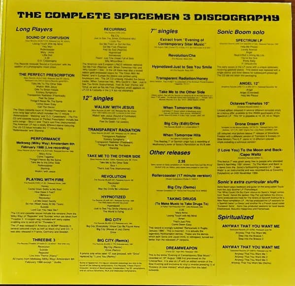 Spacemen 3 — Losing Touch With Your Mind...
