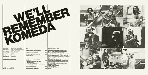 Michał Urbaniak · Tomasz Stańko · Attila Zoller · Urszula Dudziak — We'll Remember Komeda