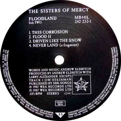 The Sisters Of Mercy — Floodland
