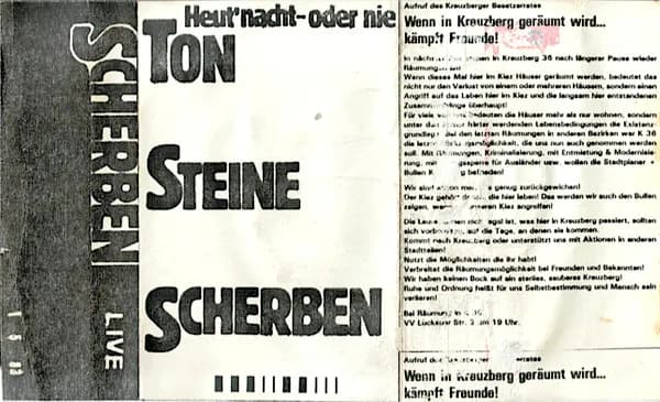 Ton Steine Scherben — Live 1.5.83