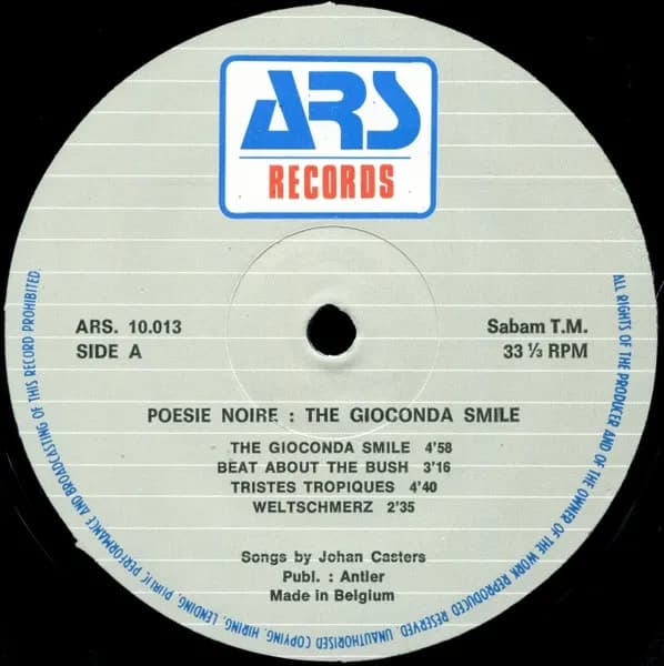 Poésie Noire — The Gioconda Smile