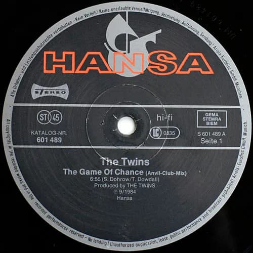 The Twins — The Game Of Chance (Anvil-Club-Mix)