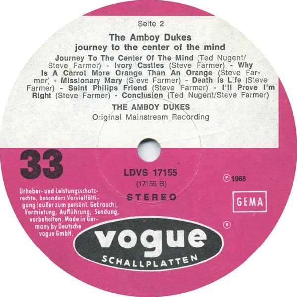 The Amboy Dukes — Journey To The Center Of The Mind