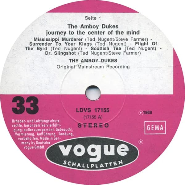 The Amboy Dukes — Journey To The Center Of The Mind