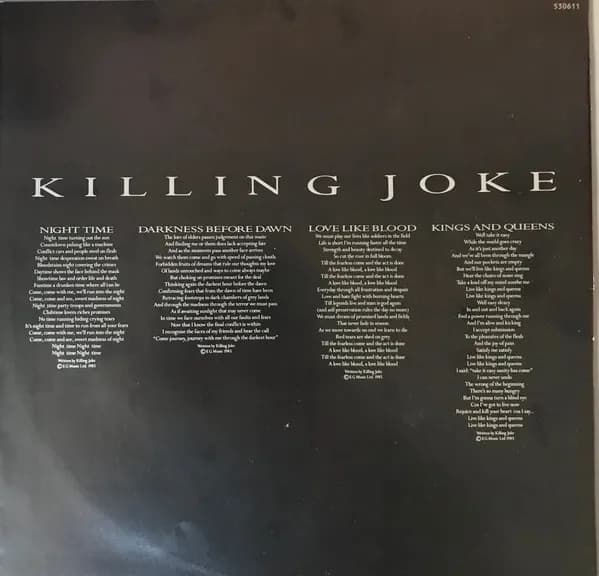 Killing Joke — Night Time