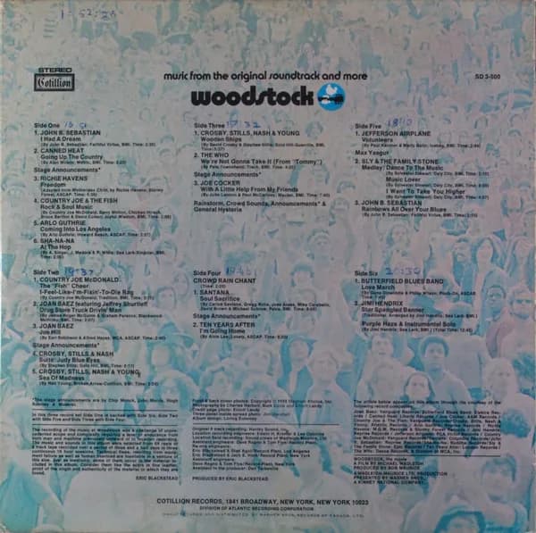 Various — Woodstock - Music From The Original Soundtrack And More