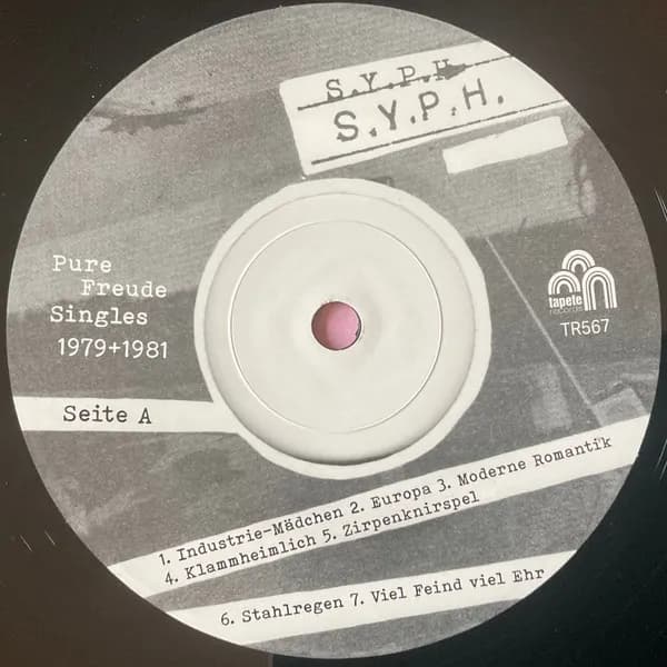 S.Y.P.H. — Pure Freude Singles 1979+1981