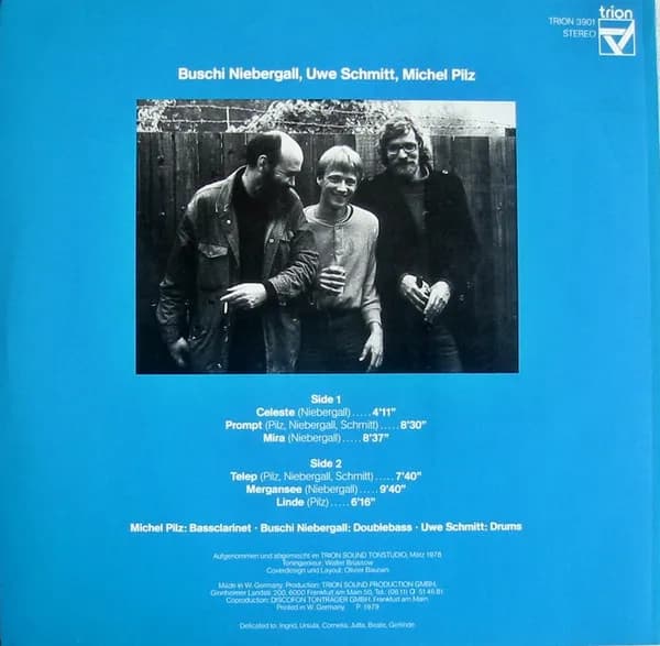 Michel Pilz, Buschi Niebergall, Uwe Schmitt — Celeste