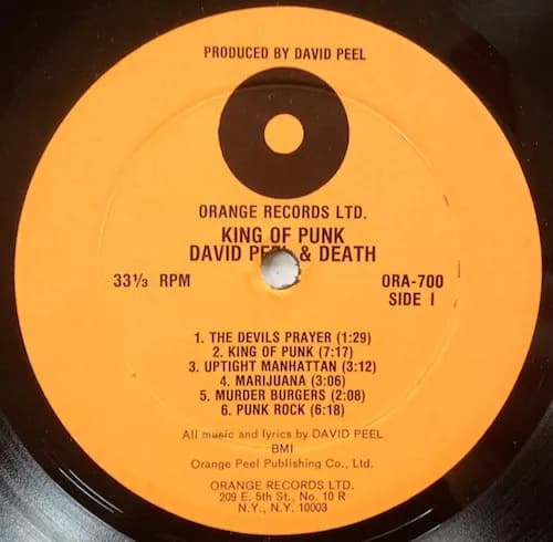 David Peel & Death — King Of Punk