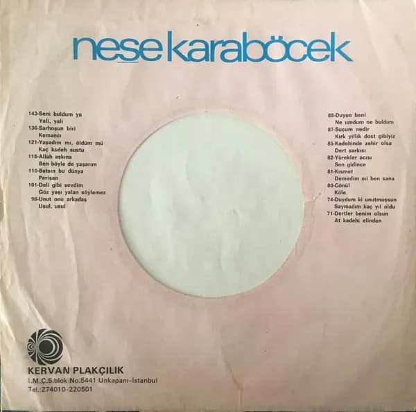 Neşe Karaböcek — Seni Buldumya / Yali Yali