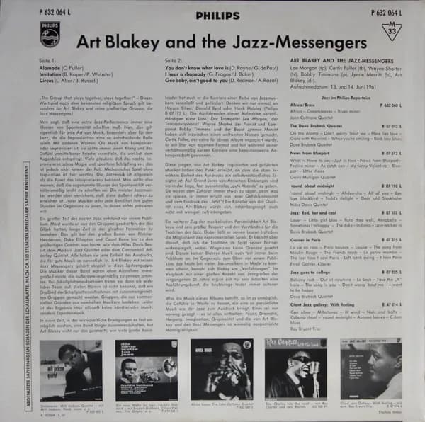 Art Blakey & The Jazz Messengers — Art Blakey And The Jazz Messengers