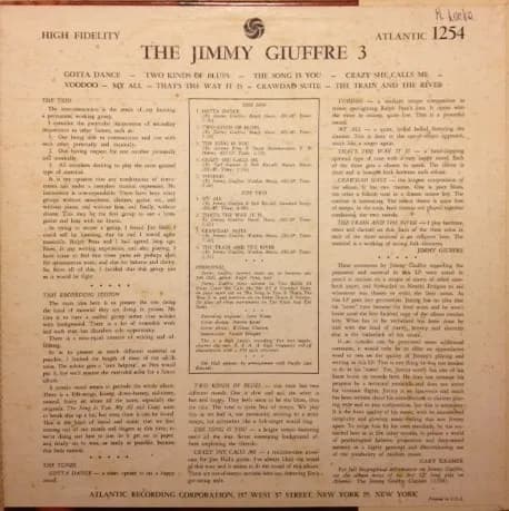 The Jimmy Giuffre Trio — The Jimmy Giuffre 3
