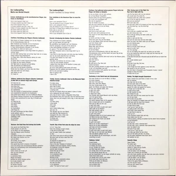 Bertolt Brecht, Kurt Weill — Der Ozeanflug