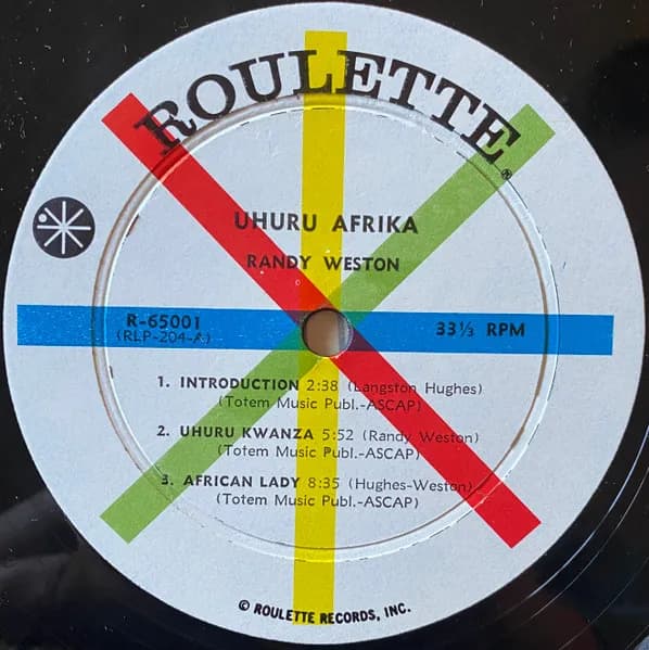 Langston Hughes, Randy Weston — Uhuru Afrika (Freedom Africa)