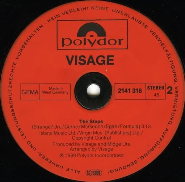 Visage — Fade To Grey
