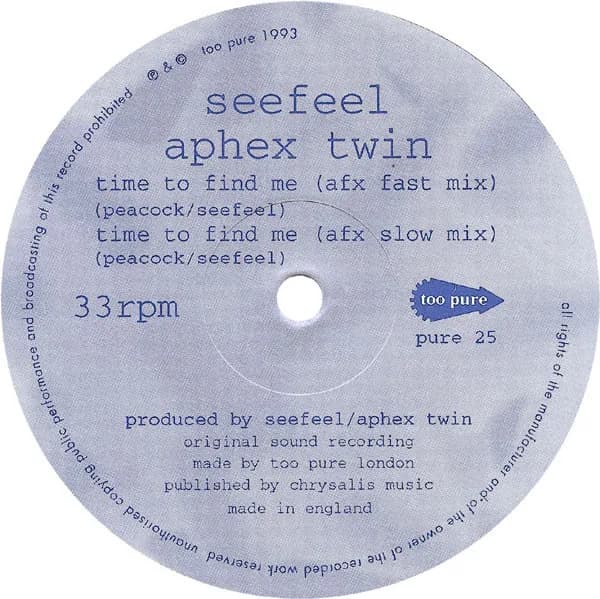 Seefeel / Aphex Twin — Time To Find Me