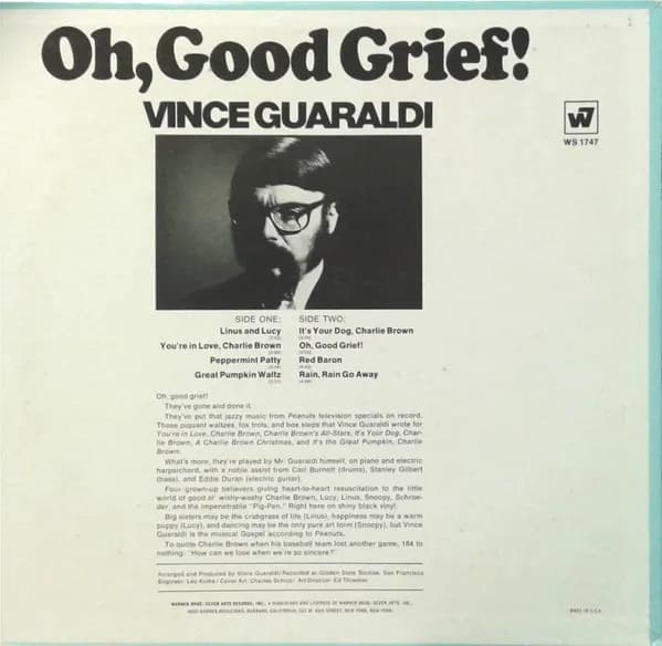 Vince Guaraldi — Oh, Good Grief!