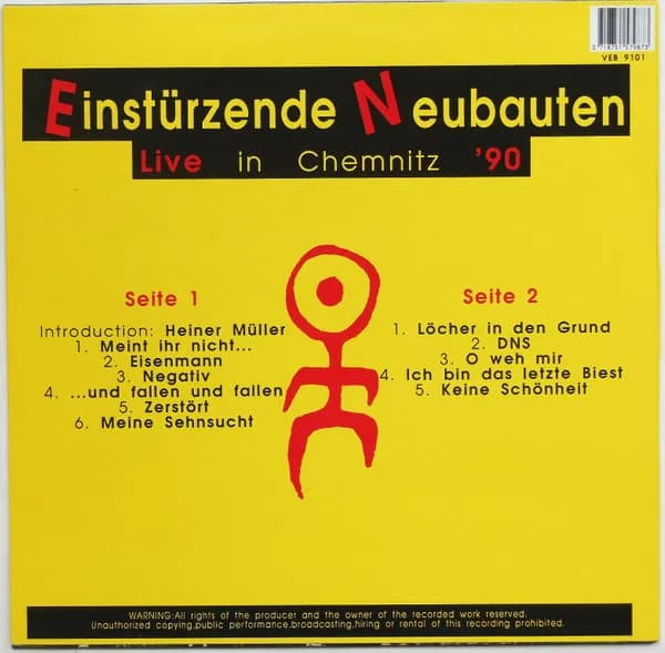 Einstürzende Neubauten — Live In Chemnitz '90