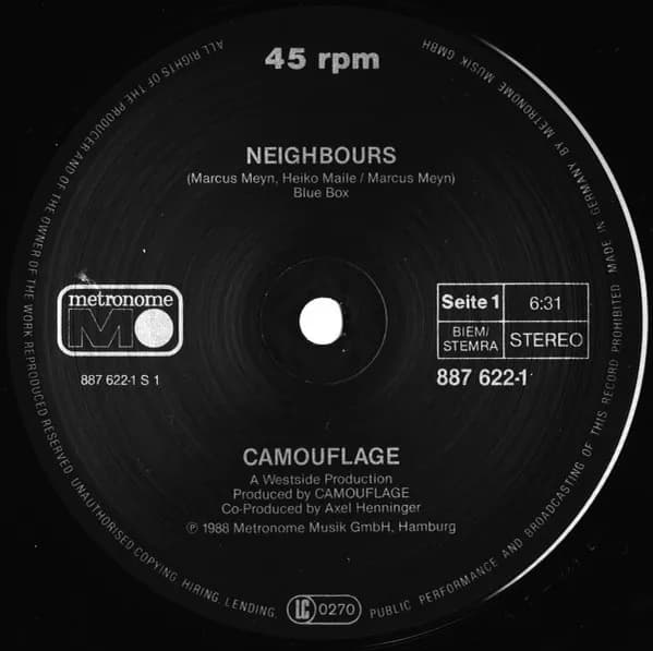 Camouflage — Neighbours