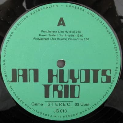 Jan Huydts Trio — Brown Taste