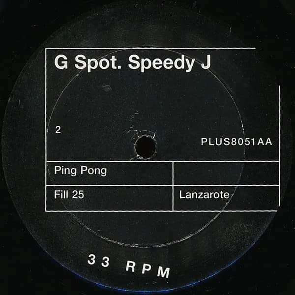 Speedy J — G Spot