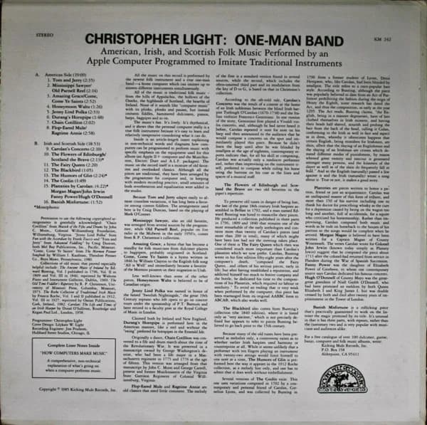 Christopher Light — One-Man Band