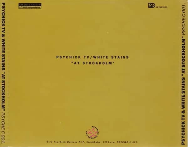 Psychic TV & White Stains — At Stockholm