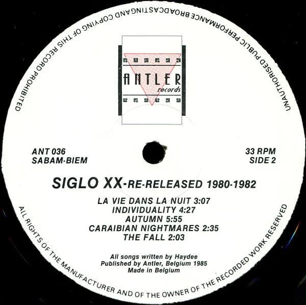 Siglo XX — Re-Released '80-'82