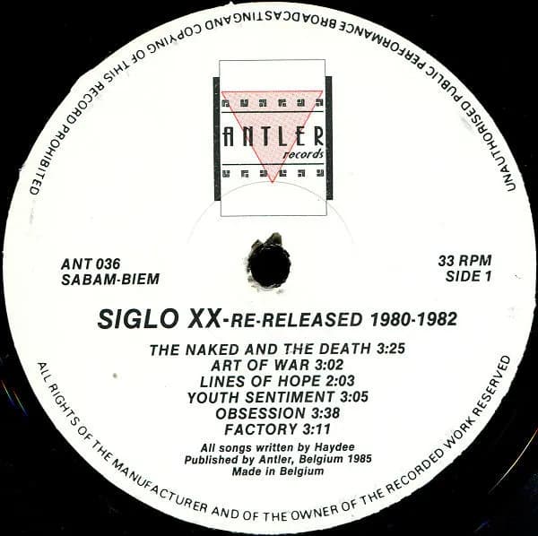 Siglo XX — Re-Released '80-'82