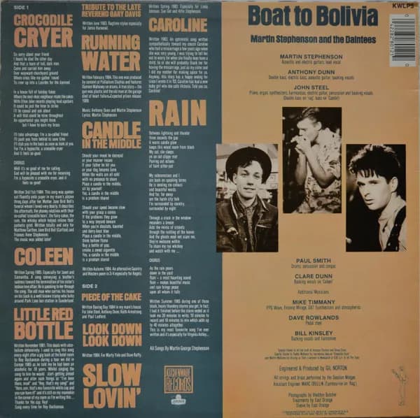 Martin Stephenson And The Daintees — Boat To Bolivia