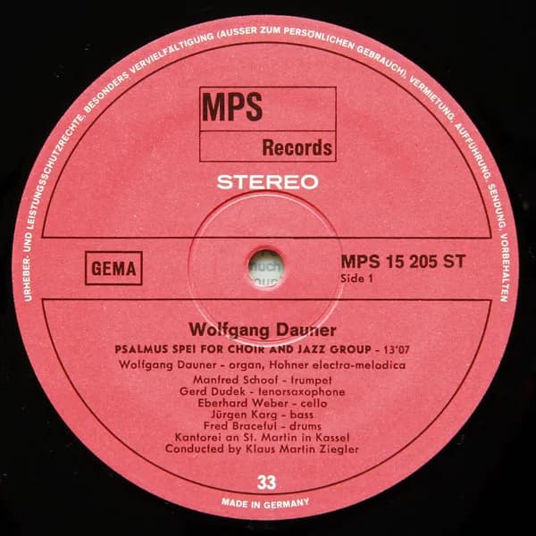 Fred Van Hove / Wolfgang Dauner — Requiem For Che Guevara / Psalmus Spei